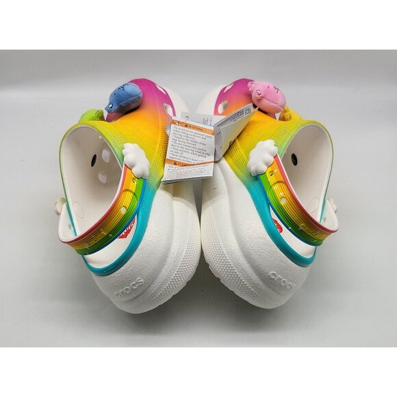 Crocs Care Bears Crush Clog Light-Up Rainbow Womens Size 7 Shoes - Picture 5 of 10